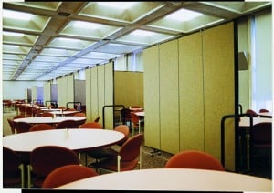 Divided Conference Rooms with Wallmount room dividers