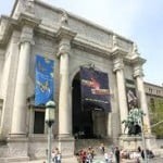 The front exterior landscape of the American Museum of Natural History in New York.