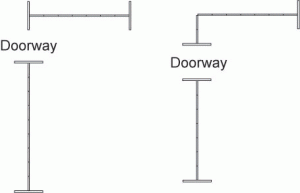 Doorways Between Room Dividers Diagram