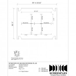 2D floor plan layout