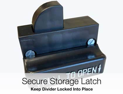 Screen Locks Used to Secure Divider Panels