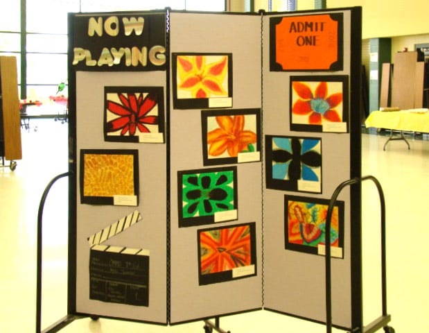 Elementary School Art Display