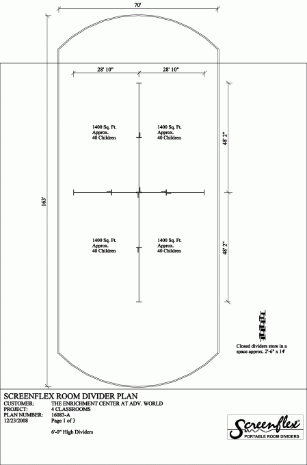 Big Room Dividers solve big room dividing needs