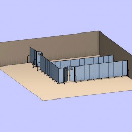 Two Corner Classrooms 3D