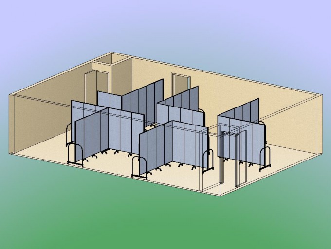 Architects recommend Screenflex Room Dividers for your spacing needs