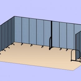 U Shaped Divider Room 3D