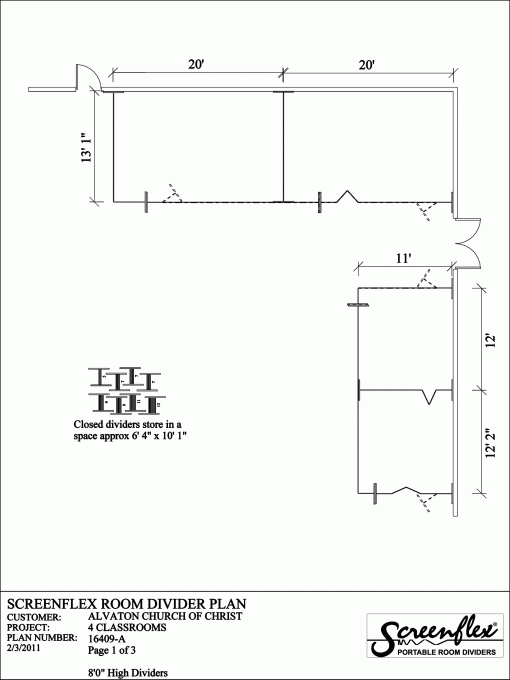 Four Classrooms Existing Walls