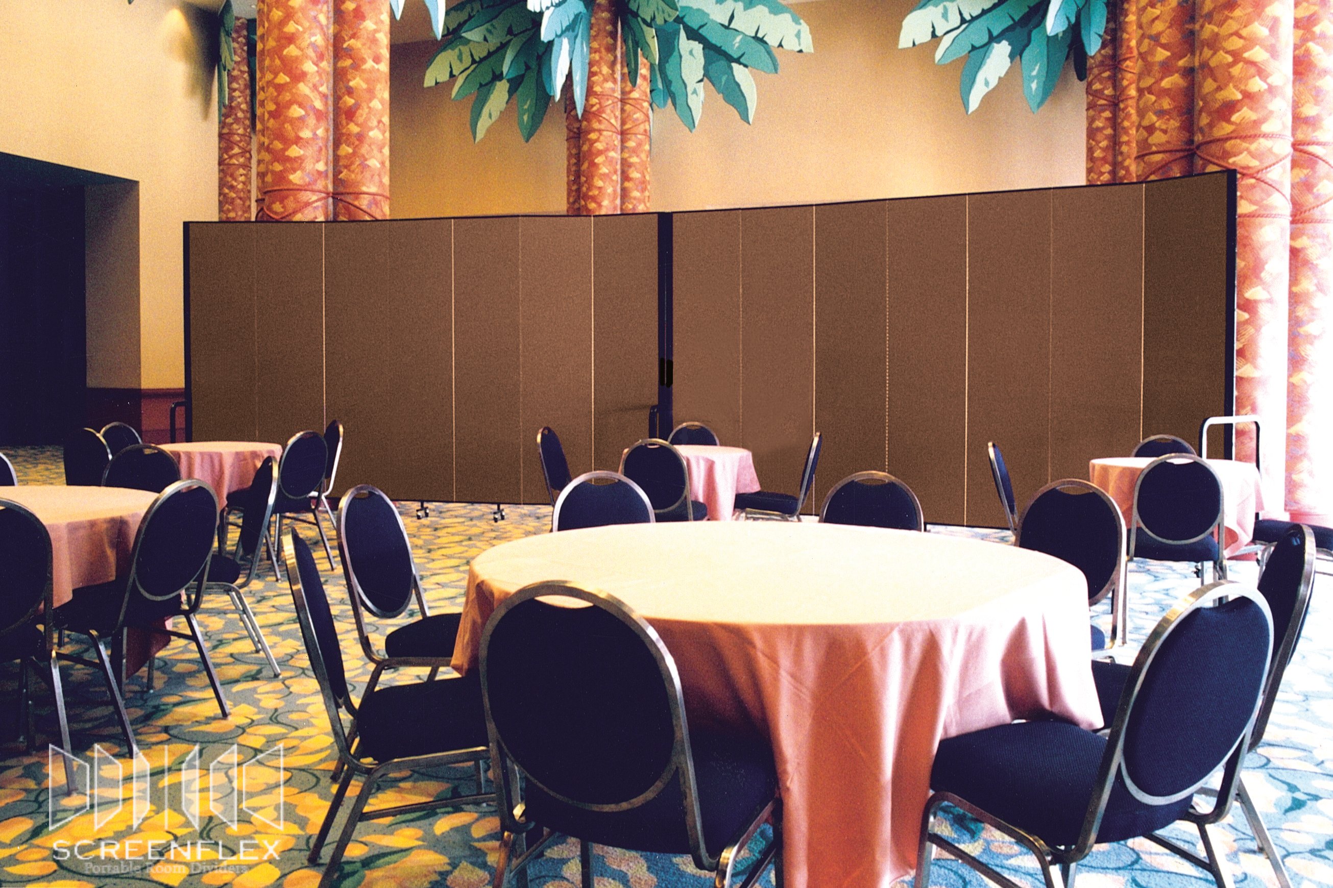 Banquet Hall With Privacy Screen