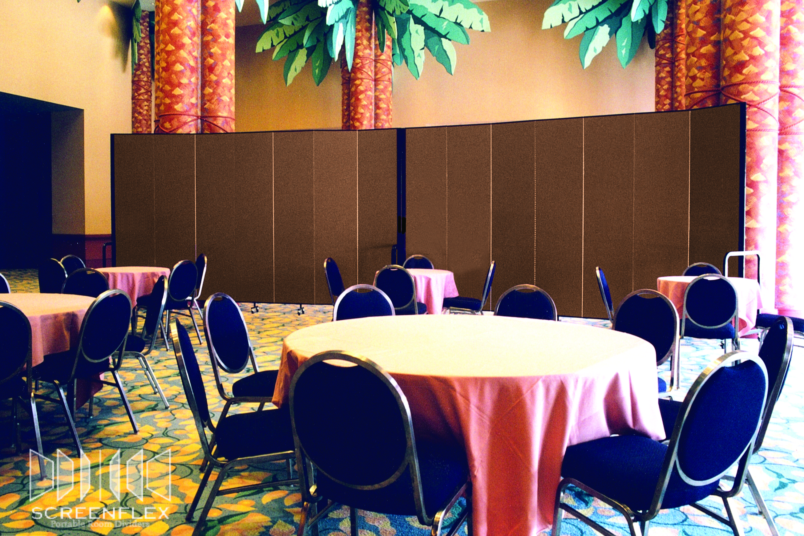 Banquet Hall With Privacy Screen