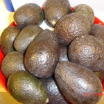 A bowl of avocados