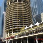 The Marina City building in Chicago IL