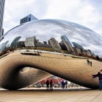 Cloud Gate in Millennium Park Chicago, Il