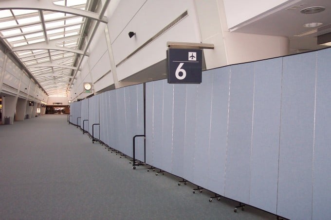 Secure Temporary Room Divider Secure Temporary Room Divider