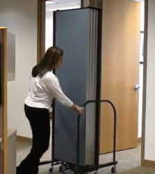 Move A Screenflex Room Divider Through A Doorway | Screenflex