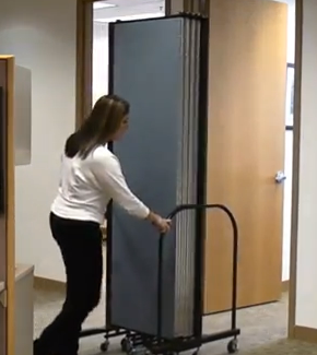 How to Move a Screenflex Room Divider Through a Doorway