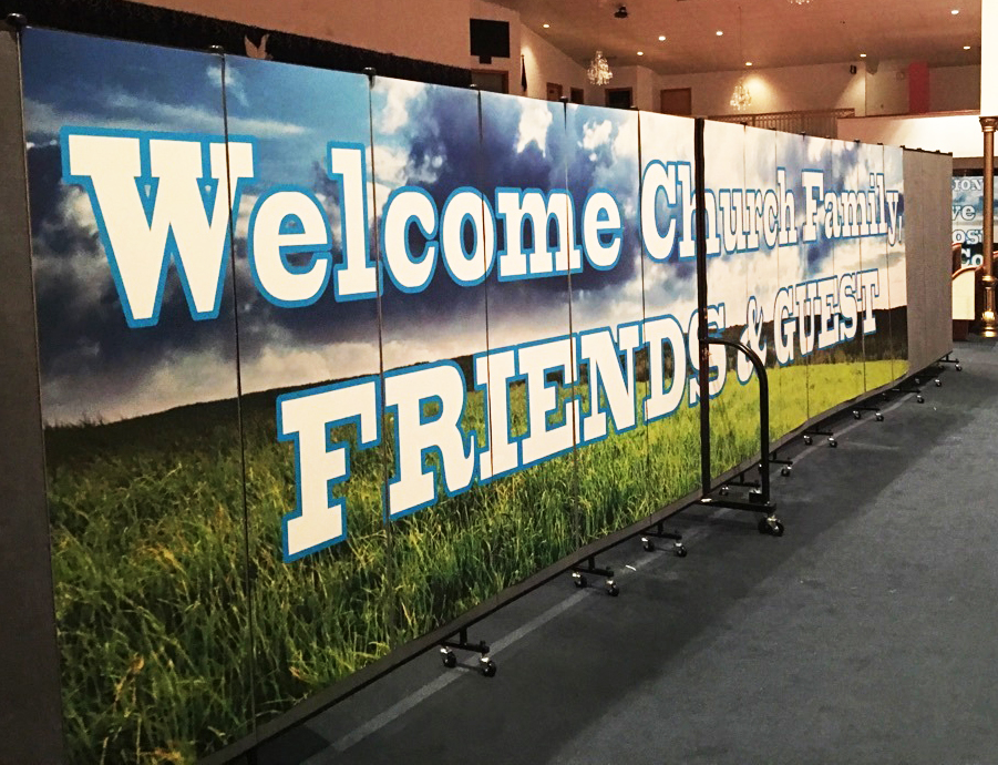 Your Personalized Logo or Image Here! Screenflex Room Dividers