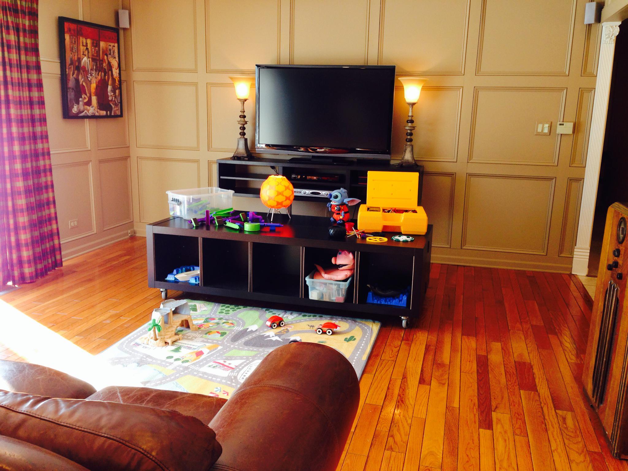 IKEA HackEntertainment Center & Toy Storage in One