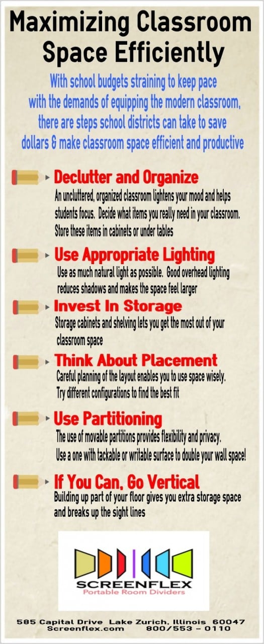 6 steps to maximizing classroom space efficiently 