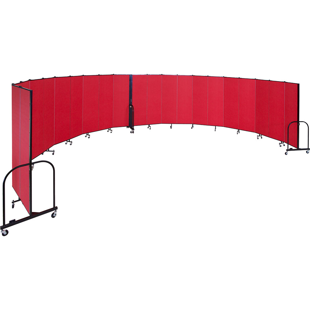 Sweeping Curve With Two Dividers • Screenflex