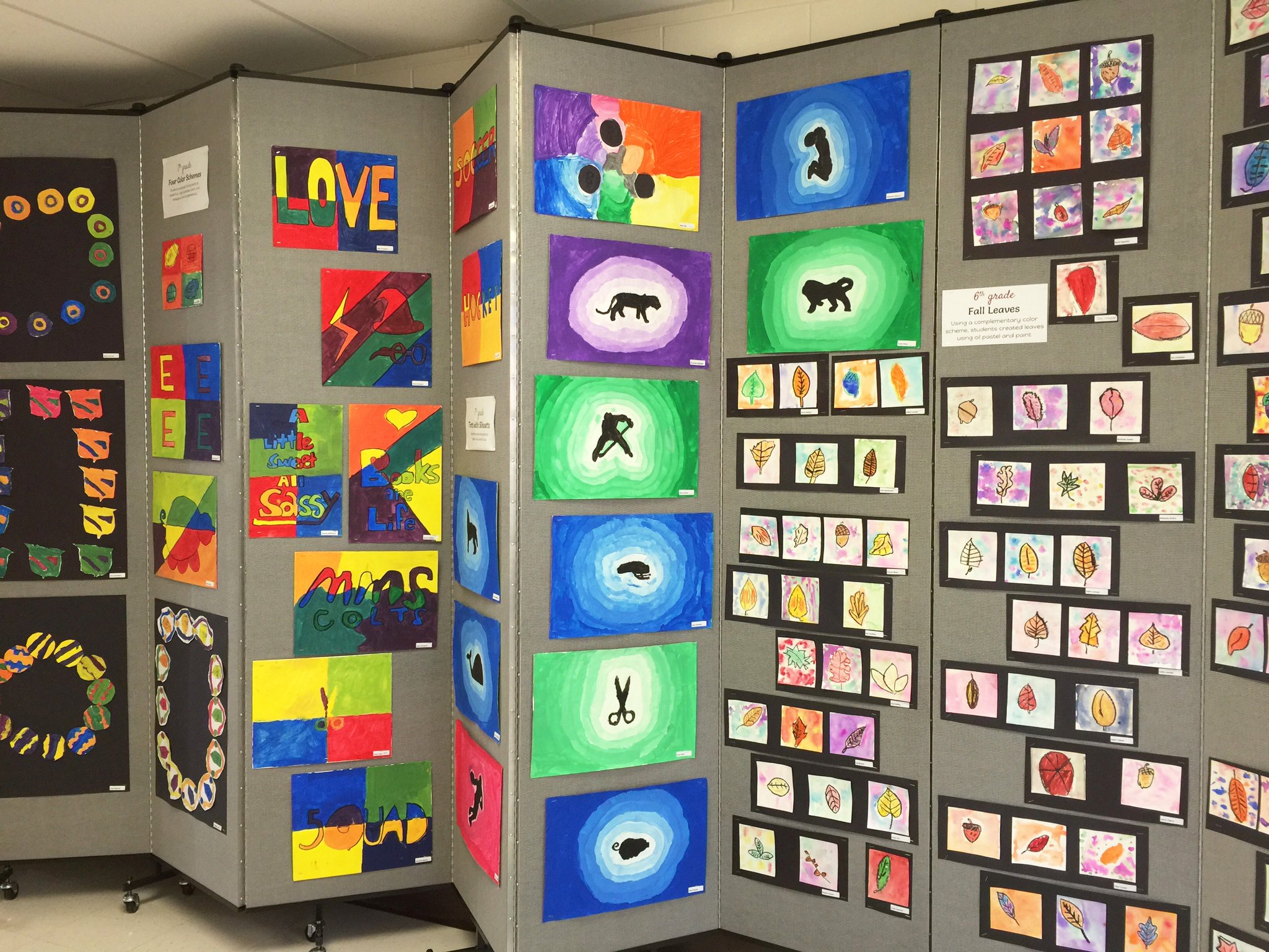 art show display panels