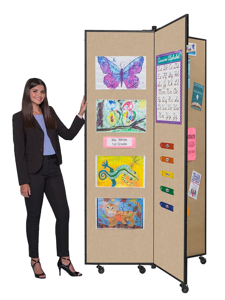 Art Show Display - Screenflex Portable Room Dividers