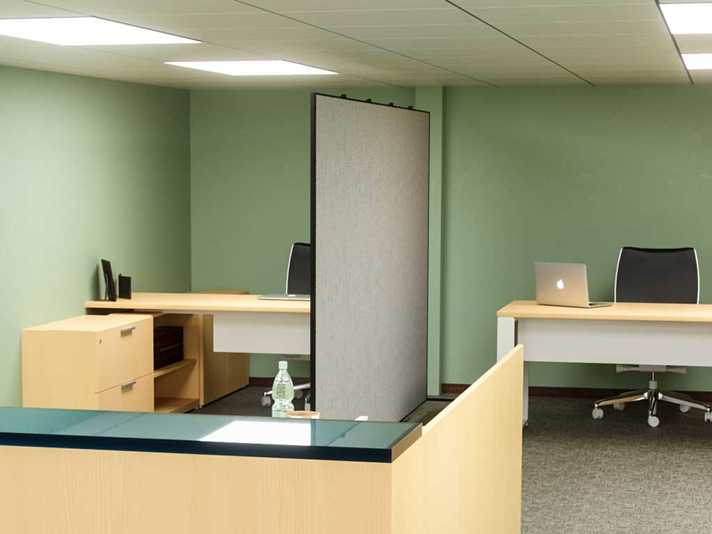 180cm HALF VISION Office Partition Divider h Screen & Fabric Colour Choice 