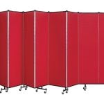 Room Divider opens accordion style