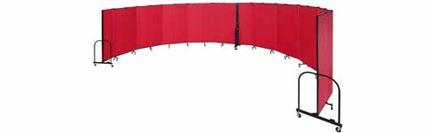 Closed Portable Room Divider and Opening Room Divider