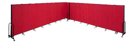 Closed Portable Room Divider and Opening Room Divider
