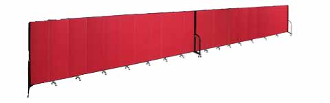 Closed Portable Room Divider and Opening Room Divider