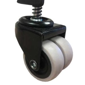 Robust self-leveling dual casters