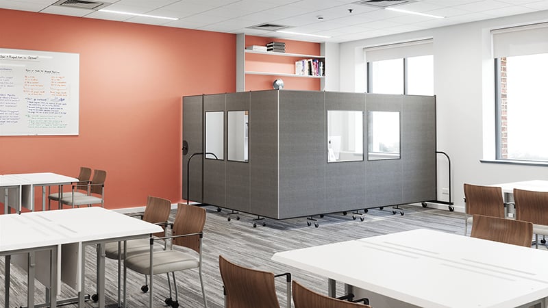 Semi-private office space solutions