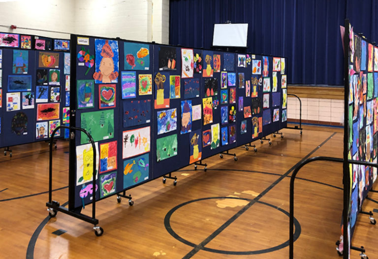 Middle School Art Show Ideas Screenflex Portable Room Dividers