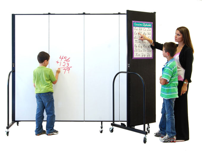 Dry Erase Tackable Room Dividers Screenflex Partitions