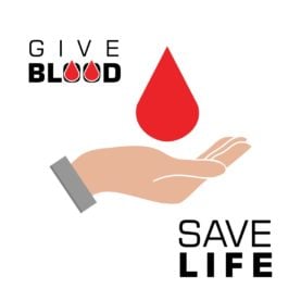 blood drive decal give blood save life