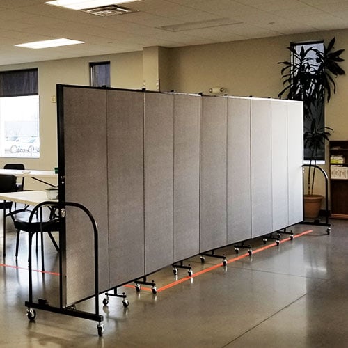 Socially Distant Program Dividers - Screenflex Portable Room Dividers