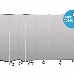 vinyl room dividers with a wipe clean graphic