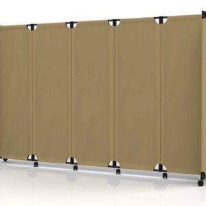 beige folding divider