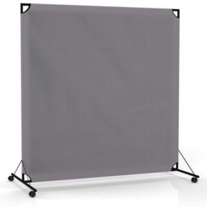 gray rolling divider