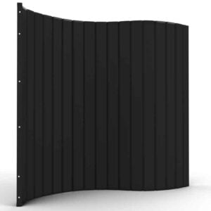 Black flexible partition