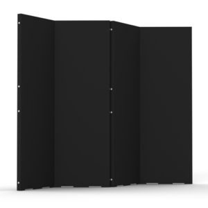 acoustical divider in black